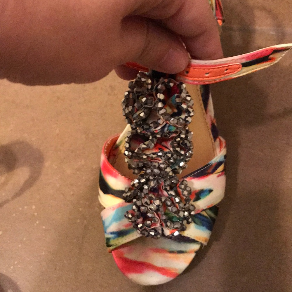 Multi colored Gianni Bini wedges